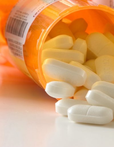 Pills Spilling From Bottle